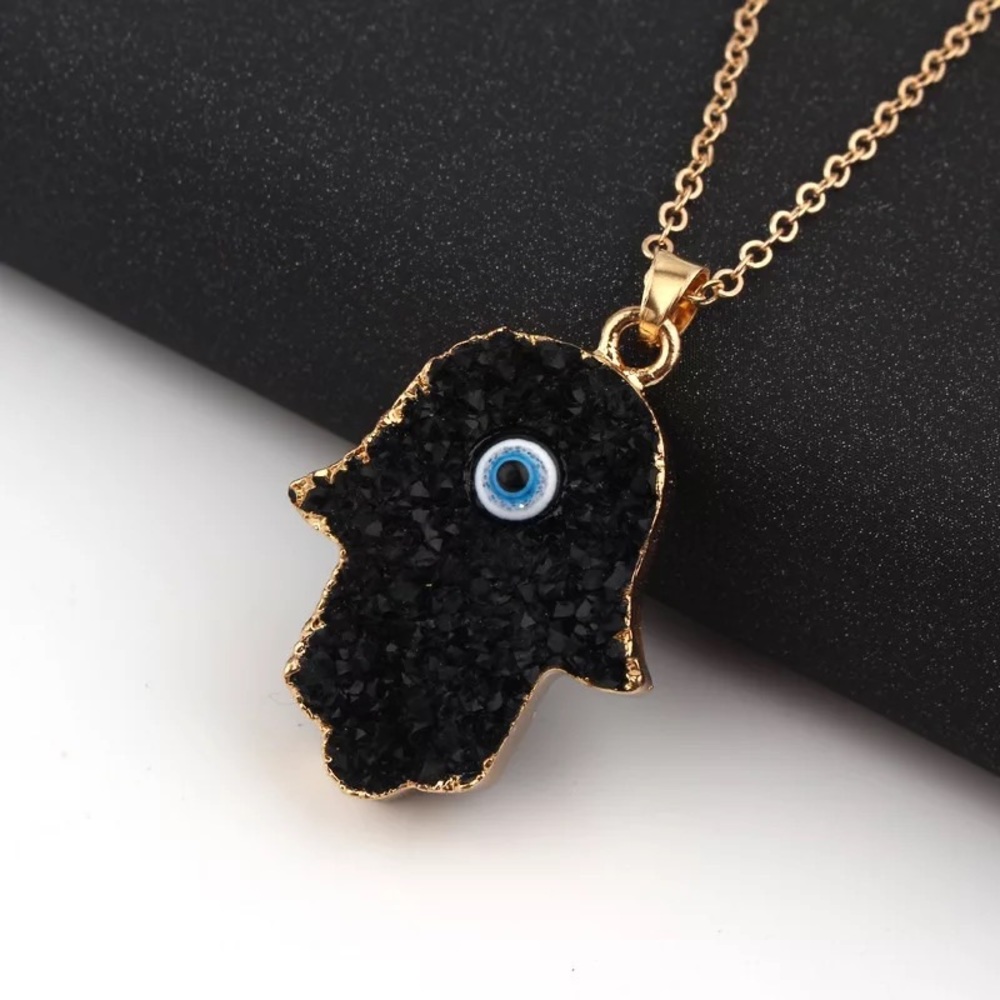 🎉 New Hamsa Hand Seeing Eye Necklace